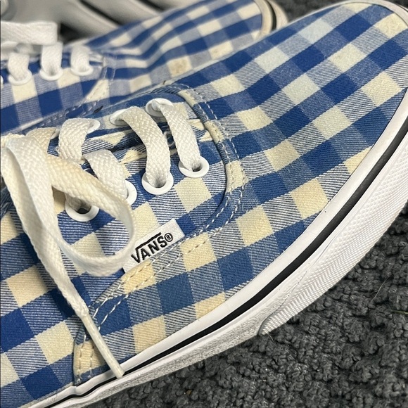 Vans Gingham Checked Lace Up Sneakers - Picture 7 of 7